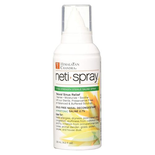 Neti Spray Extra Strength Sterile Saline Spray 4.2 oz by Himalayan Institute