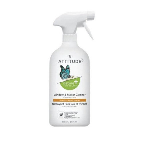 Window & Mirror Cleaner Citrus Zest 27.1 Oz by Attitude