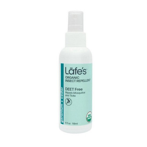 Organic Insect Repellent 4 Oz by Lafes Natural Body Care