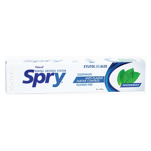 Spry Anti-Plaque And Tartar Control Xylitol Toothpaste Peppermint 5 Oz by Xlear Inc