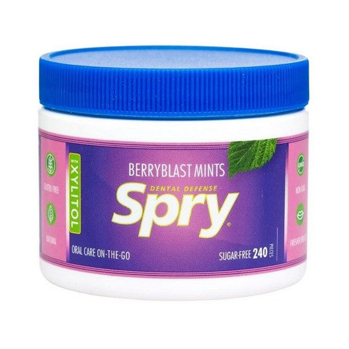 Dental Defense Xylitol Mints Sugar-Free Berryblast Berry 240 Count by Xlear Inc