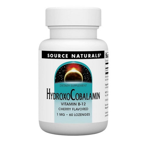 HydroxoCobalamin Vitamin B-12 60 Tabs by Source Naturals