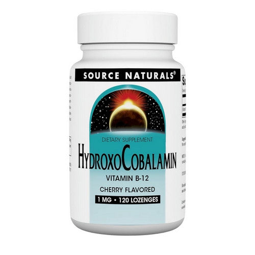 HydroxoCobalamin Vitamin B-12 120 Tabs by Source Naturals