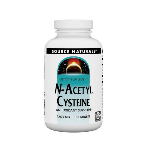 N-Acetyl Cysteine 180 Tabs by Source Naturals