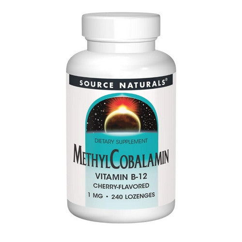 MethylCobalamin Cherry 240 Tabs by Source Naturals