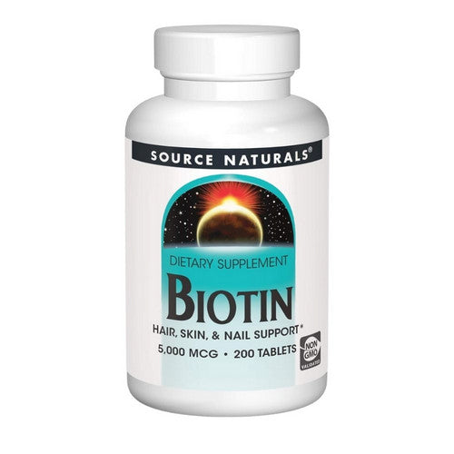 Biotin 200 Tabs by Source Naturals