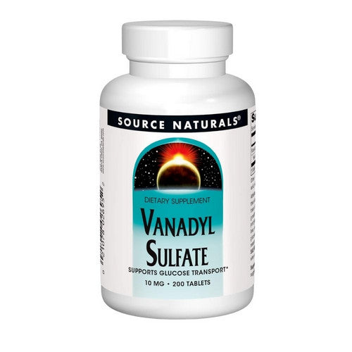 Vanadyl Sulfate 200 Tabs by Source Naturals