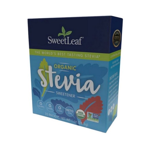 Organic Stevia Sweetener 35 Count by Sweetleaf Stevia