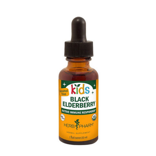 Kids Black Elderberry Glycerite 1 fl oz by Herb Pharm