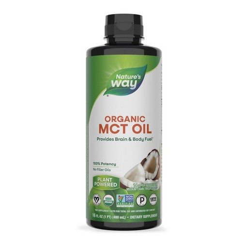 Organic MCT Oil 16 Oz by Nature's Way
