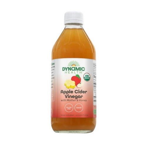 Apple Cider Vinegar With Mother & Honey 16 oz by Dynamic Health Laboratories