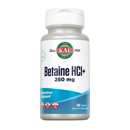 Betaine HCl+ 100 Tabs by Kal