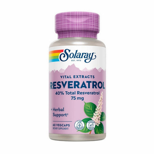 Vital Extracts Resveratrol 60 Veg Caps by Solaray