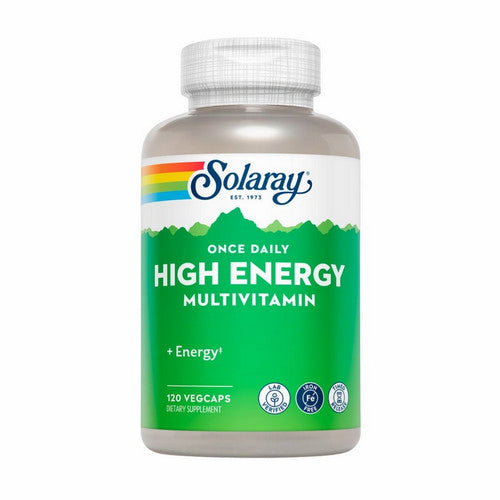 Once Daily High Energy Iron-Free 120 Caps by Solaray