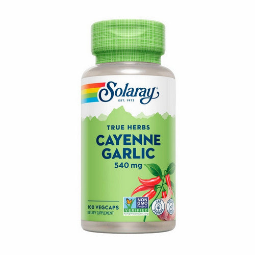Cayenne Garlic 100 Caps by Solaray