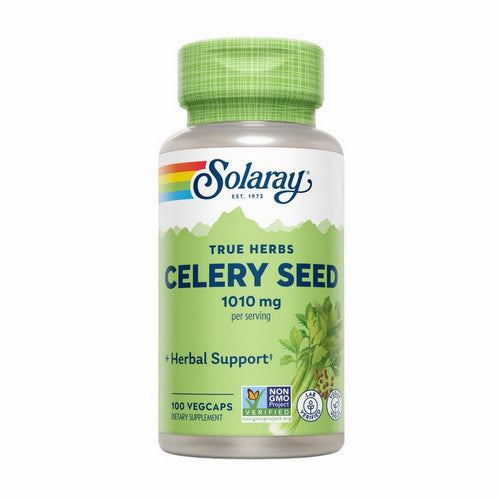 True Herbs Celery Seed 100 Veg Caps by Solaray