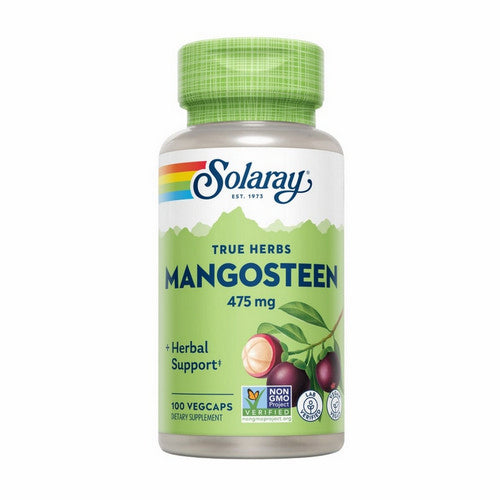 True Herbs Mangosteen 100 Veg Caps by Solaray