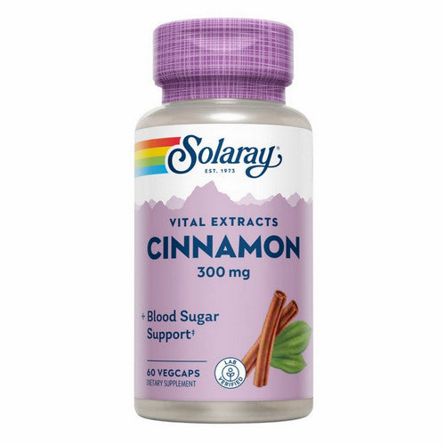 Cinnamon Bark Extract 60 Caps by Solaray
