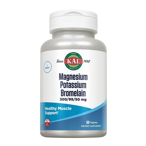 Magnesium Potassium Bromelain 60 Tabs by Kal