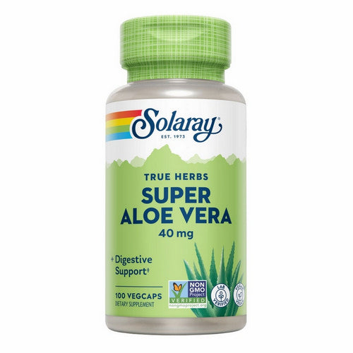 True Herbs Super Aloe Vera 100 Veg Caps by Solaray