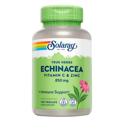 Echinacea With Vitamin C & Zinc 100 Caps by Solaray
