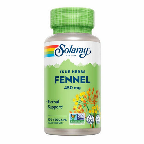 True Herbs Fennel 100 Veg Caps by Solaray