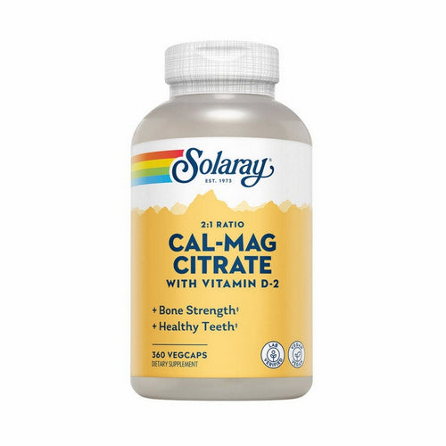 Cal-Mag Citrate 360 Caps by Solaray