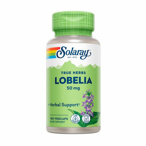 True Herbs Lobelia 100 Veg Caps by Solaray
