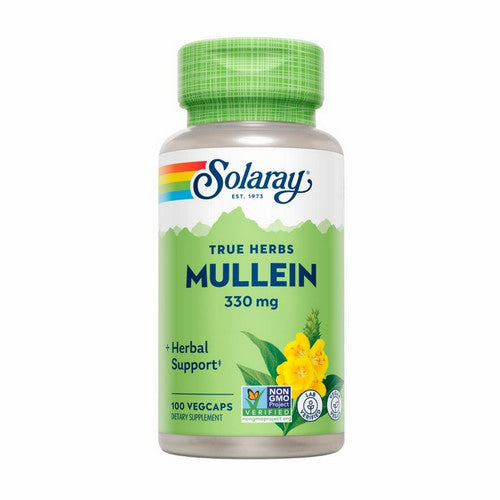 True Herbs Mullein 100 Veg Caps by Solaray