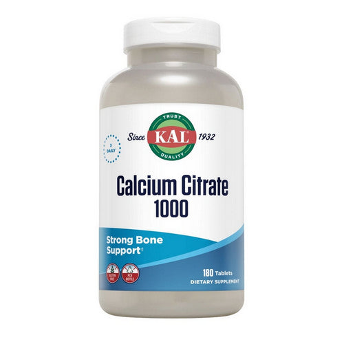 Calcium Citrate 1000 180 Tabs by Kal