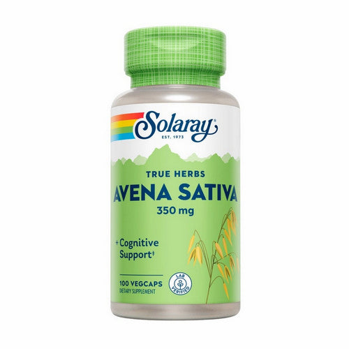True Herbs Avena Sativa 100 Veg Caps by Solaray