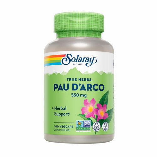 True Herbs Pau D'Arco 100 Veg Caps by Solaray