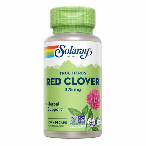 True Herbs Red Clover 100 Veg Caps by Solaray