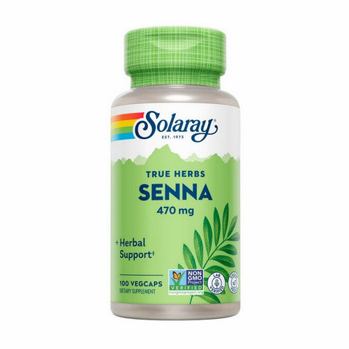 True Herbs Senna 100 Veg Caps by Solaray