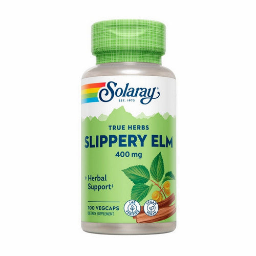 True Herbs Slippery Elm 100 Veg Caps by Solaray