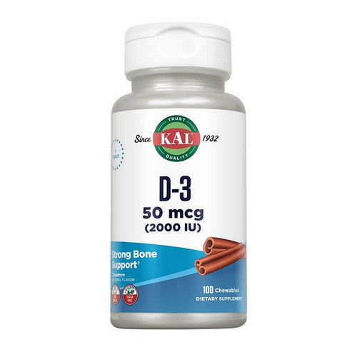 D-3 Cinnamon 100 Chews by Kal