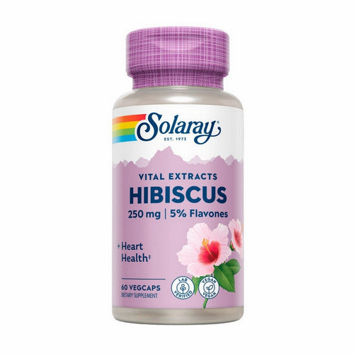 Vital Extracts Hibiscus 60 Veg Caps by Solaray