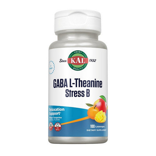 GABA L-Theanine Stress B 100 Lozenges by Kal