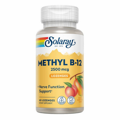 Methyl B-12 Mango Peach 60 Lozenges by Solaray