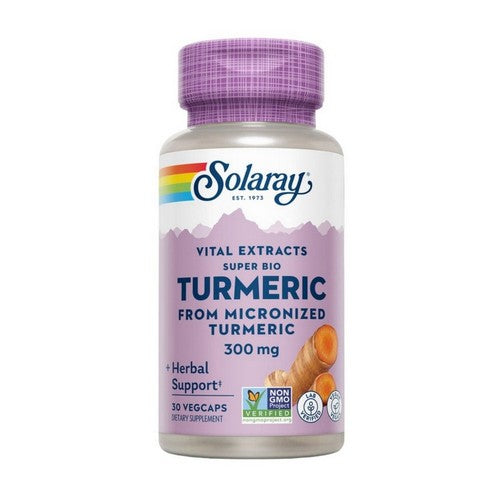 Vital Extracts Super Bio Turmeric 30 Veg Caps by Solaray