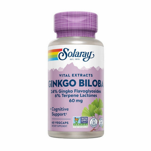 Ginkgo Biloba Leaf Extract 60 Caps by Solaray