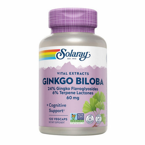 Ginkgo Biloba Leaf Extract 120 Caps by Solaray