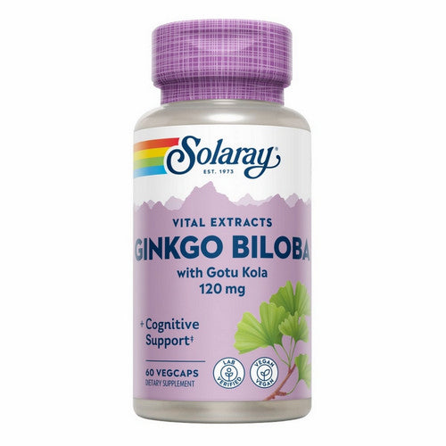 Ginkgo Biloba Leaf Extract 60 Caps by Solaray