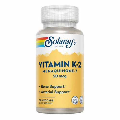 Vitamin K2 Menaquinone-7 30 Veg Caps by Solaray