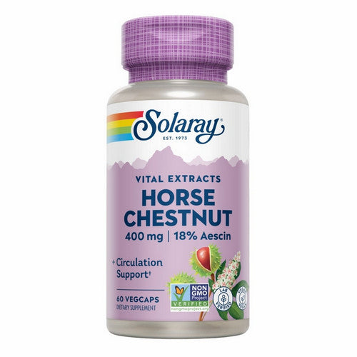 Vital Extracts Horse Chestnut 60 Veg Caps by Solaray