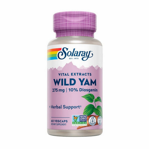 Vital Extracts Wild Yam 60 Veg Caps by Solaray