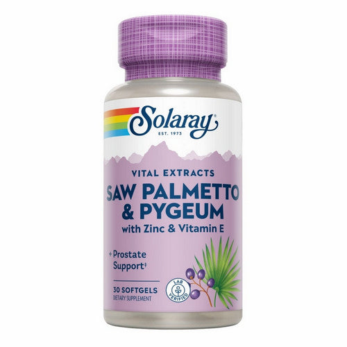 Saw Palmetto and Pygeum 30 Softgels by Solaray