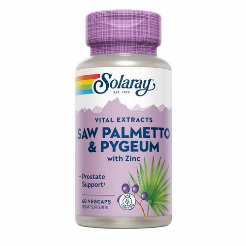 Pygeum & Saw Palmetto 60 Caps by Solaray