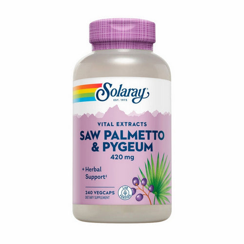 Pygeum & Saw Palmetto 240 Caps by Solaray