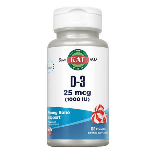 D-3 Chewable 100 Chews by Kal